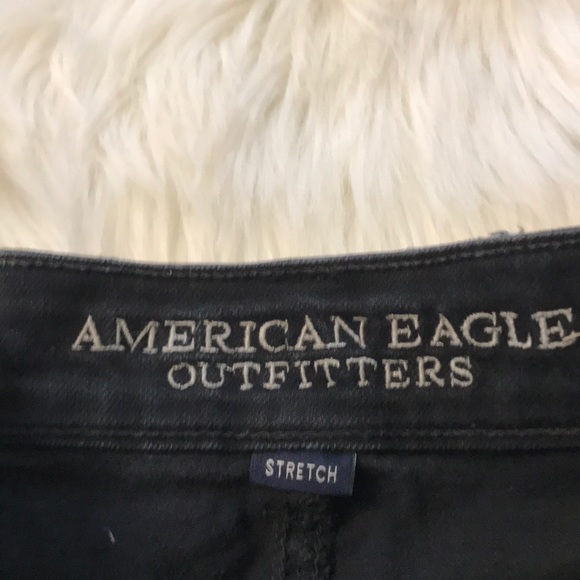 American eagle black denim shorts - Picture 3 of 4